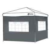 Sekey 3×3m side wall for gazebo, set of 2, with 2 windows